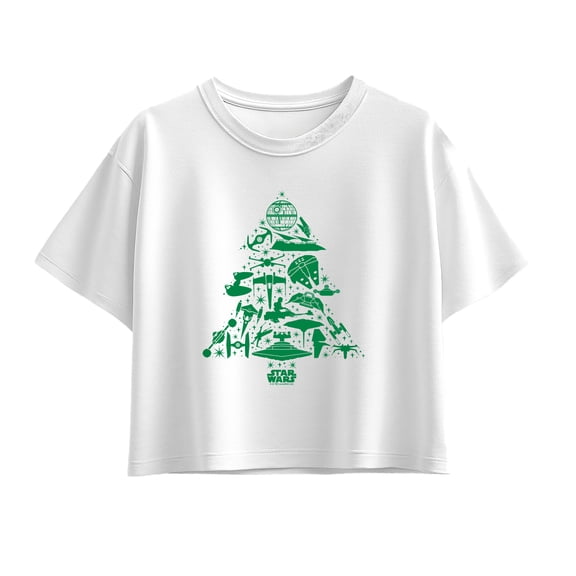Star Wars - Ship Tree - Youth Girls Boxy T-Shirt