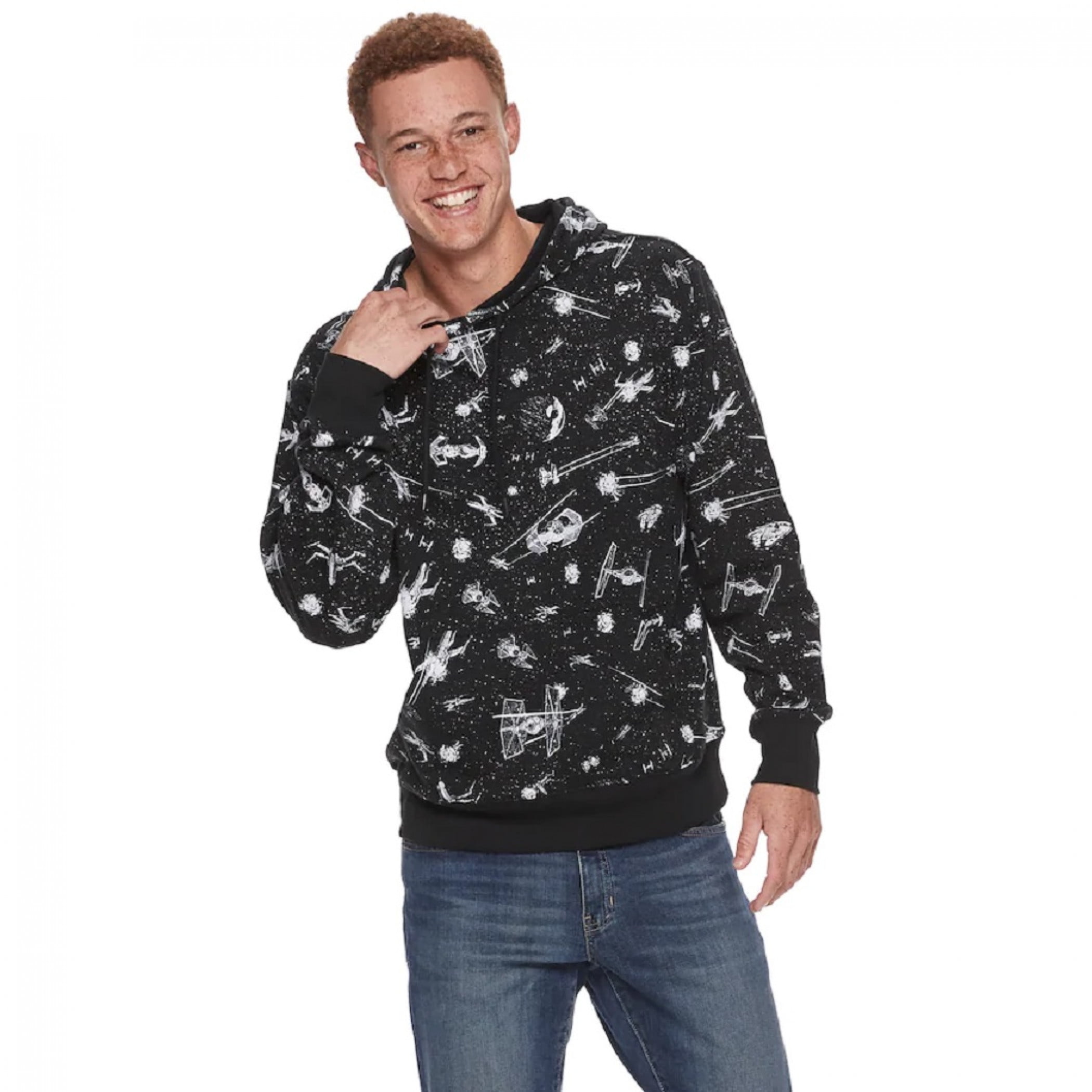 Star Wars Ships All Over Print Pullover Hoodie-2XLarge - Walmart.com