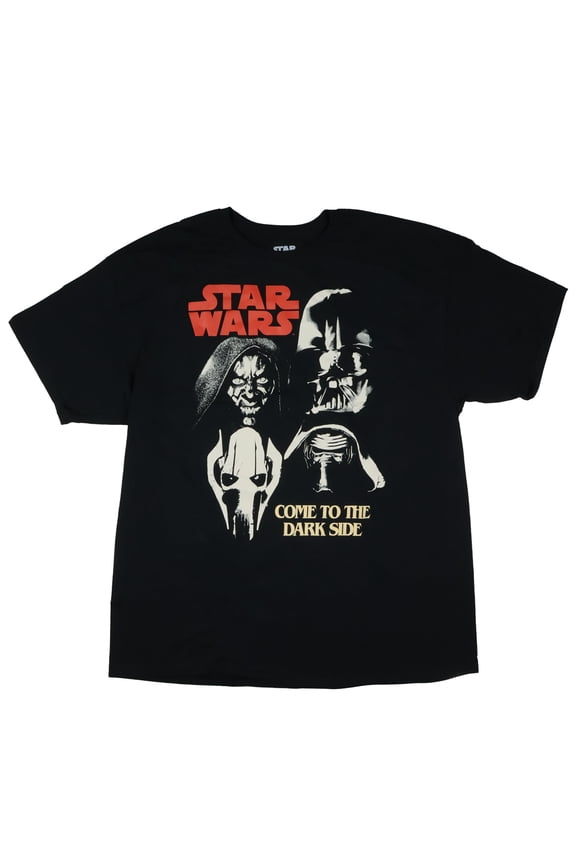 Star Wars Shirt Come To The Dark Side Sith Lord Portrait Mens Graphic Print Adult Short Sleeve Tee