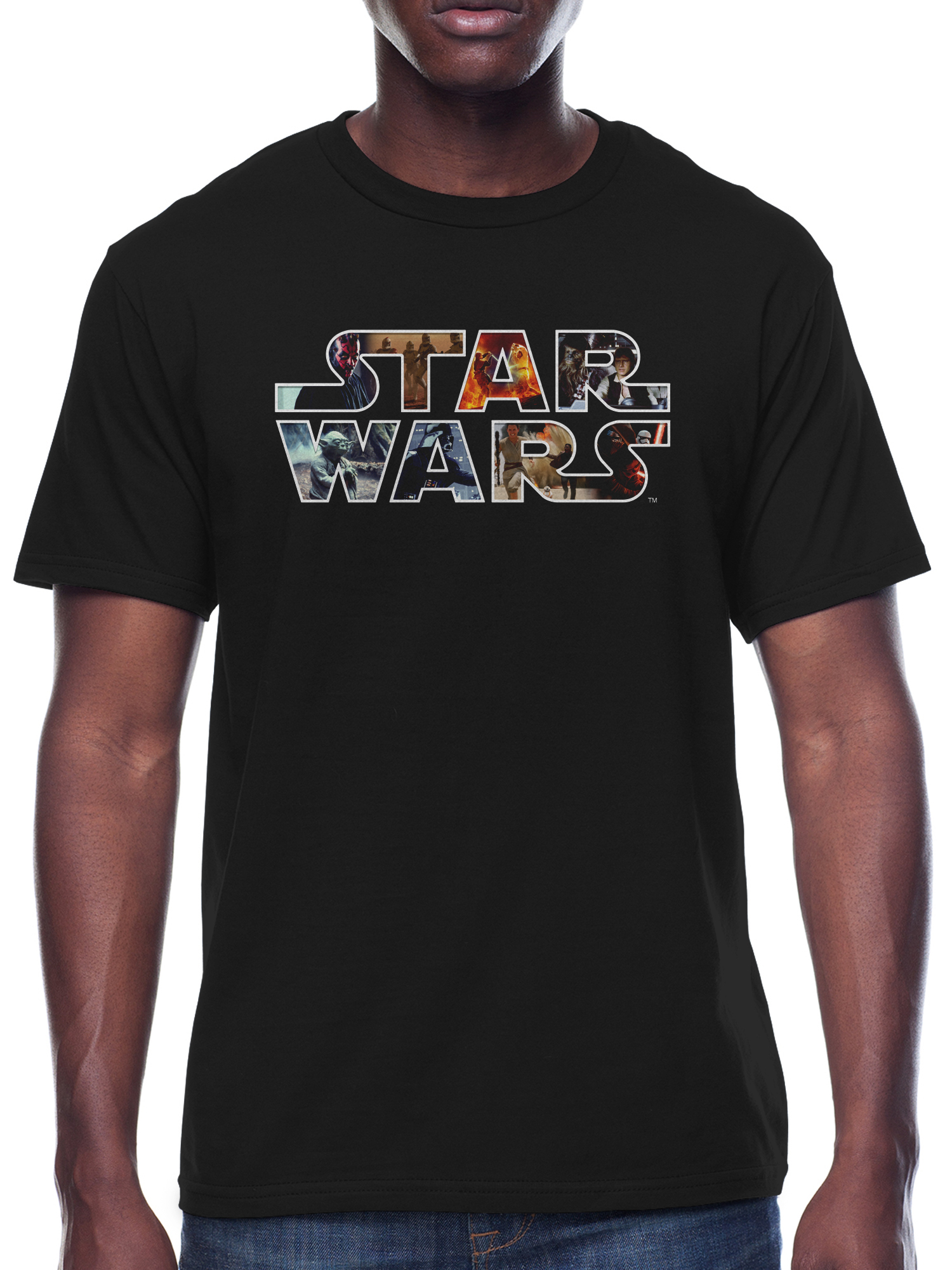 Star Wars Short Sleeve Graphic Crew Neck Relaxed Fit T-Shirt (Men's) 1 Pack - image 1 of 4