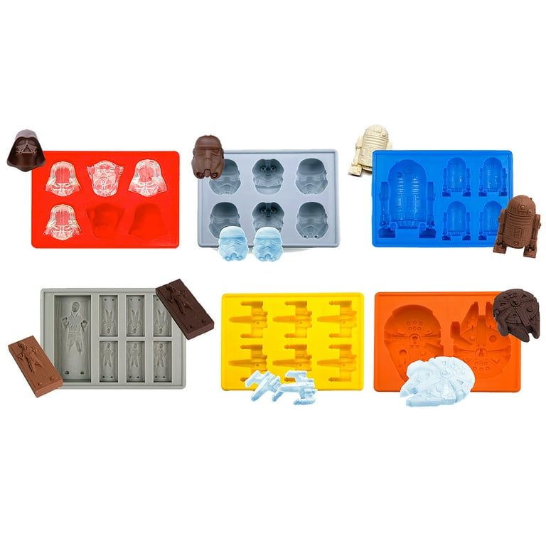 Star Wars Silicone Molds Party Ice Tray 6pk