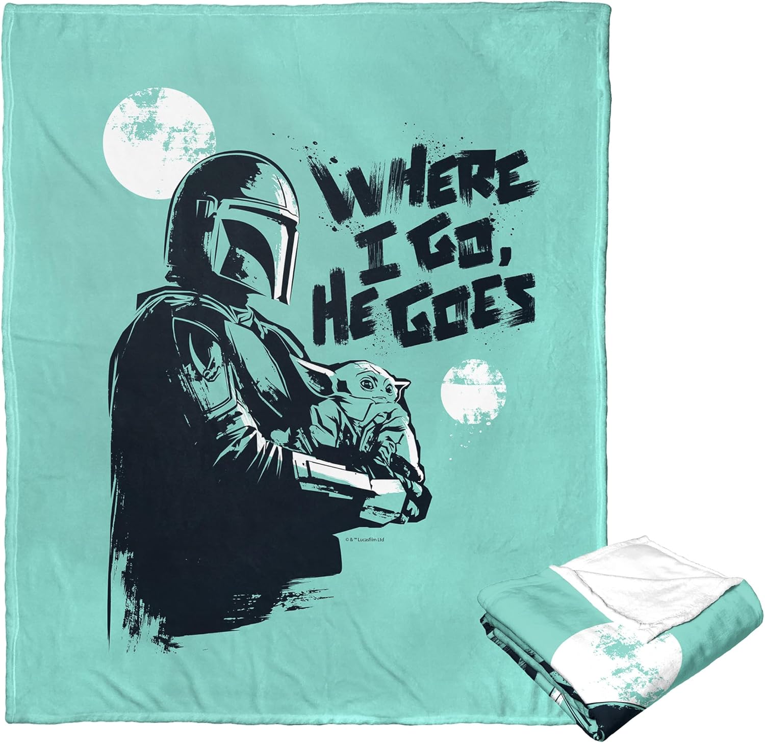 Northwest Star Wars Silk Touch Überwurfdecke, 127 X 152,4 Cm, Master