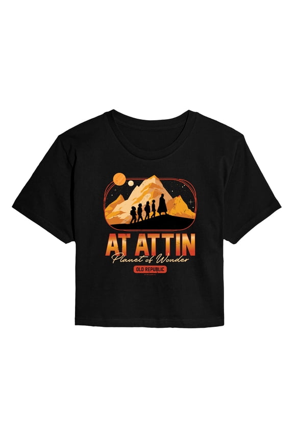 : Skeleton Crew - At Attin Destination - Juniors Cropped Graphic T-Shirt