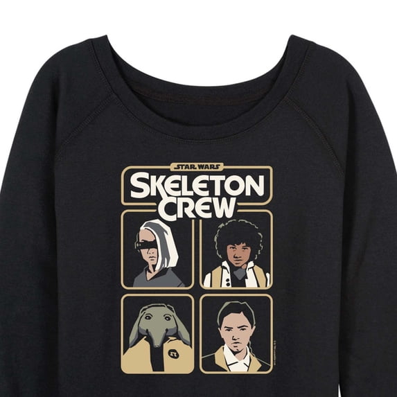 Star Wars - Skeleton Crew Grid - Women's French Terry Long Sleeve Pullover
