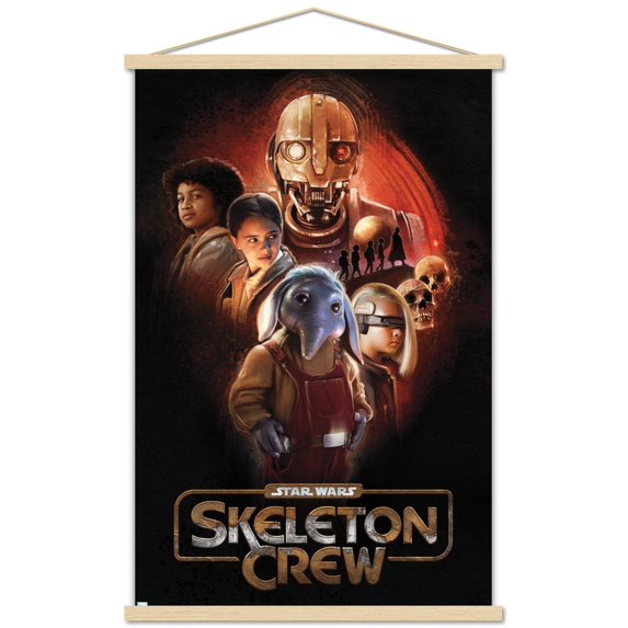 Star Wars: Skeleton Crew - Group Wall Poster with Magnetic Frame, 22.375" x 34"