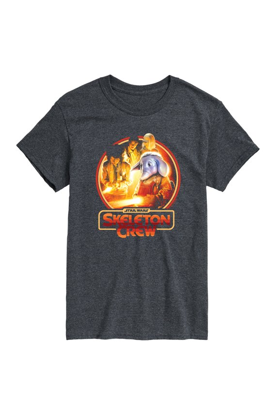 - Skeleton Crew Retro Circle - Men's Short Sleeve Graphic T-Shirt