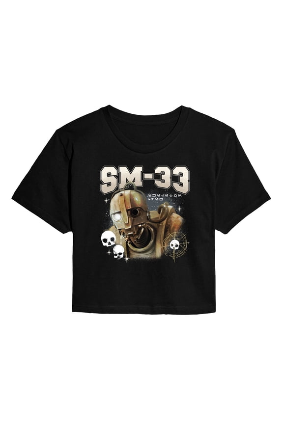 : Skeleton Crew - SM33 Bootleg - Juniors Cropped Graphic T-Shirt