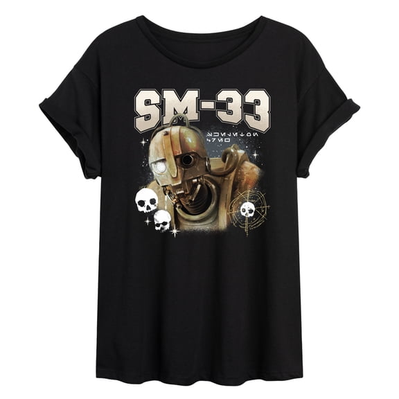 Star Wars: Skeleton Crew - SM33 Bootleg - Juniors Oversized Graphic T-Shirt
