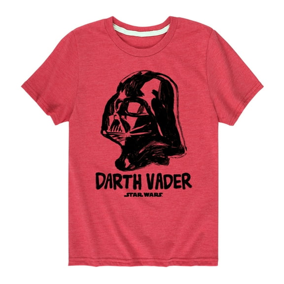 Star Wars - Sketch Darth Vader - Toddler And Youth Short Sleeve Tee
