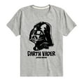 thumbnail image 1 of Star Wars - Sketch Darth Vader - Toddler And Youth Short Sleeve Tee, 1 of 5