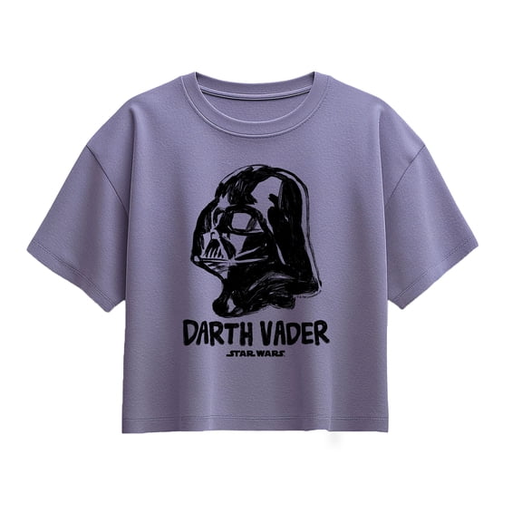Star Wars - Sketch Darth Vader - Youth Girls Boxy T-Shirt