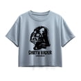 thumbnail image 1 of Star Wars - Sketch Darth Vader Girls' Short Sleeve Boxy Graphic T-Shirt, 1 of 4