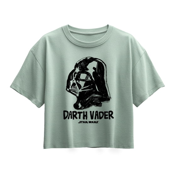 Star Wars - Sketch Darth Vader Short Sleeve Boxy Graphic T-Shirt