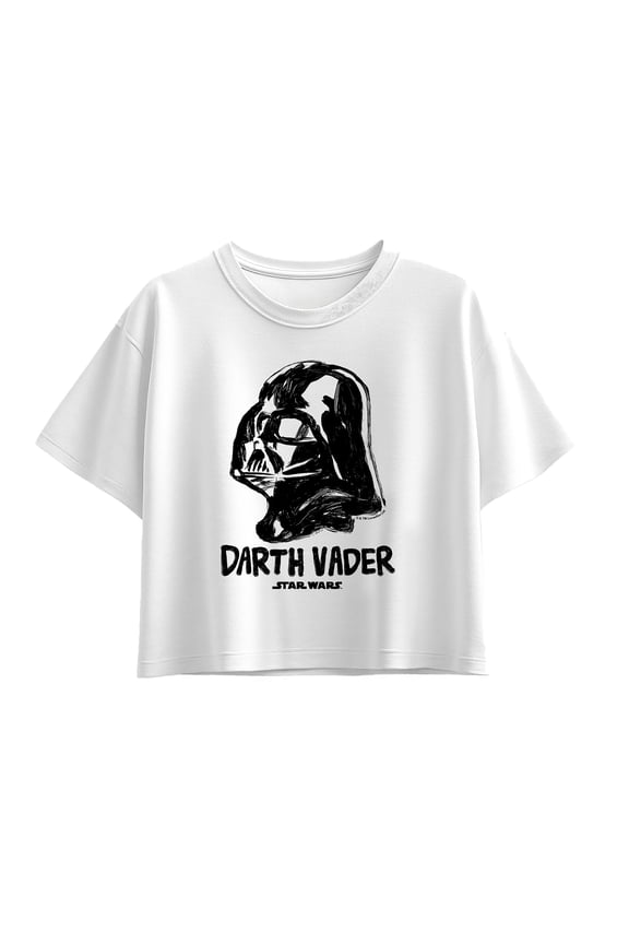 - Sketch Darth Vader - Youth Girls Boxy T-Shirt