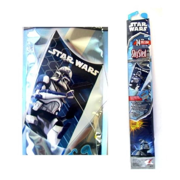 Star Wars Sky Sled Kite 24" Wide the Clone Wars
