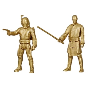 Star Wars Skywalker Saga 3.75-inch Scale Mace Windu and Jango Fett Toys Star Wars: Attack of the Clones Action Figure 2-Pack, Ages 4 and Up