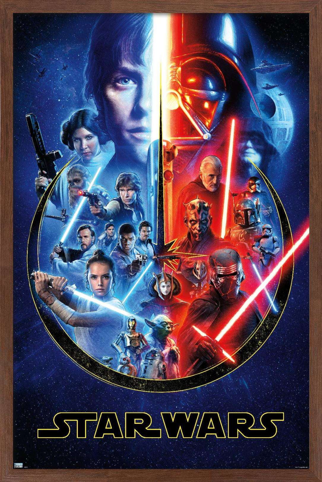 STAR WARS SAGA POSTER ステッカーセットB 公式] STARWARS キャラクターステッカー EPISODEⅢ ポスター