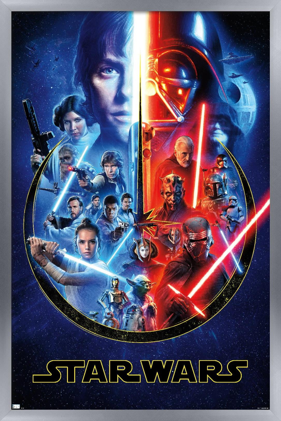 Luke Astorigin　ART POSTER 2/100 Luke Skywalker's X-wing Starfighter' Poster, picture, metal
