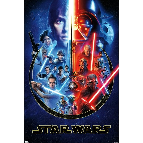 Star Wars - Skywalker Saga Wall Poster, 22.375" x 34"