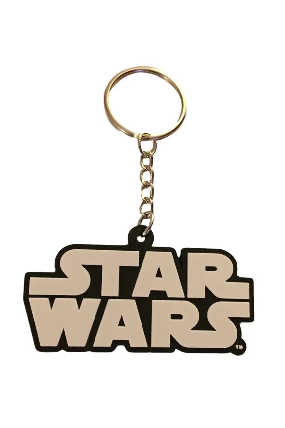 Soft Touch Keychain Logo Keyring