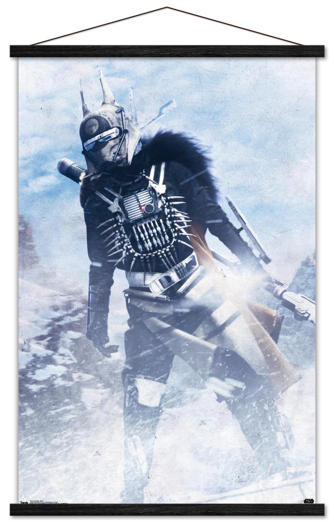 Star Wars: Solo - Enfys Wall Poster with Wooden Magnetic Frame, 22.375" x 34"