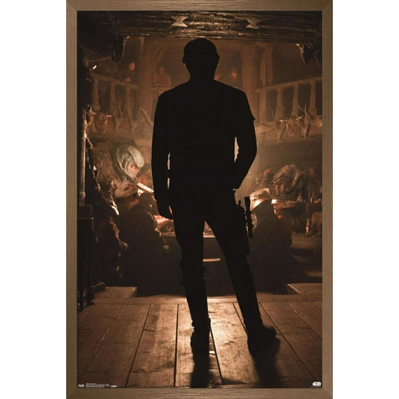 Star Wars: Solo - Han Wall Poster, 14.725" x 22.375", Framed