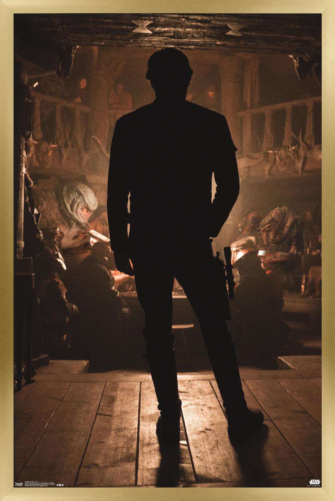 Star Wars: Solo - Han Wall Poster, 22.375" x 34", Framed