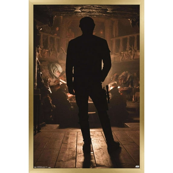 Star Wars: Solo - Han Wall Poster, 22.375" x 34", Framed