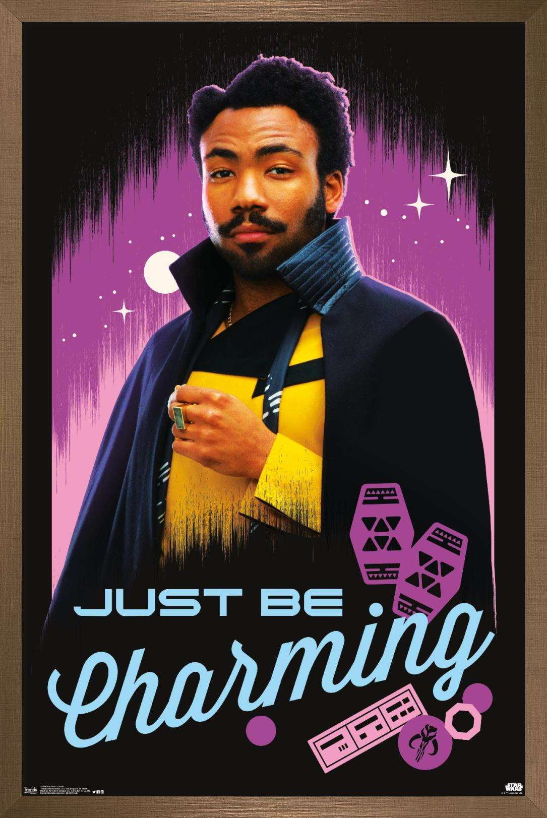 Star Wars: Solo - Lando Wall Poster, 22.375" x 34", Framed