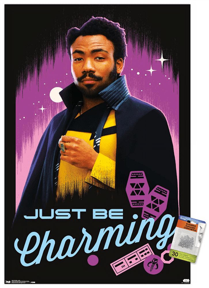 Star Wars: Solo - Lando Wall Poster with Push Pins, 22.375" x 34"