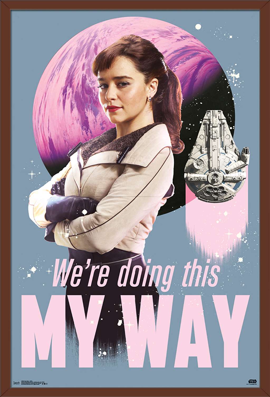 Star Wars: Solo - Qi'Ra Wall Poster, 22.375" x 34", Framed