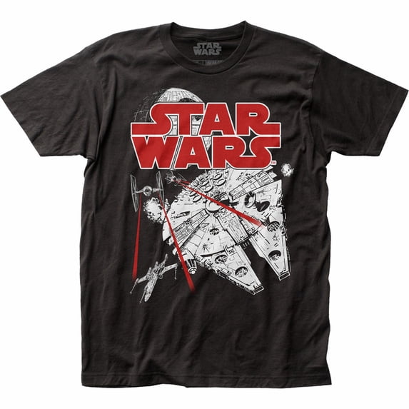 Star Wars Space Fight Mens T-Shirt, 3XL