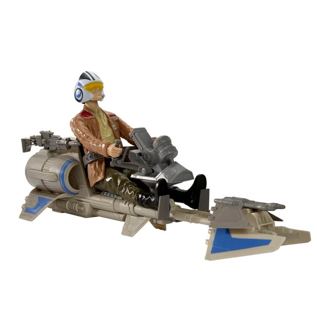 Star Wars Speeder Bike With Poe Dameron