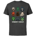 thumbnail image 1 of Star Wars Spookiest in the Galaxy - Short Sleeve Cotton T-Shirt for Adults - Customized-Charcoal Heather, 1 of 5