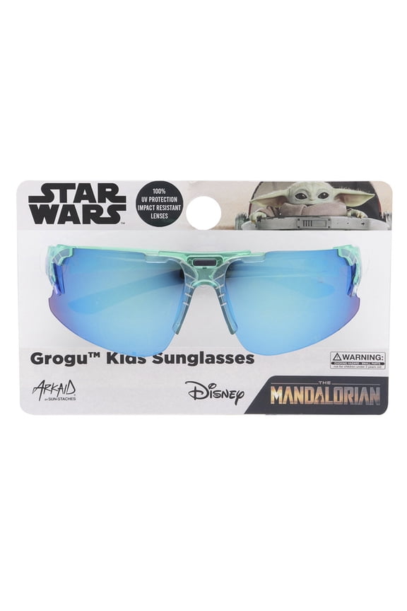 Star Wars Grogu Kids Sport Wrap Sunglasses with UV Protection