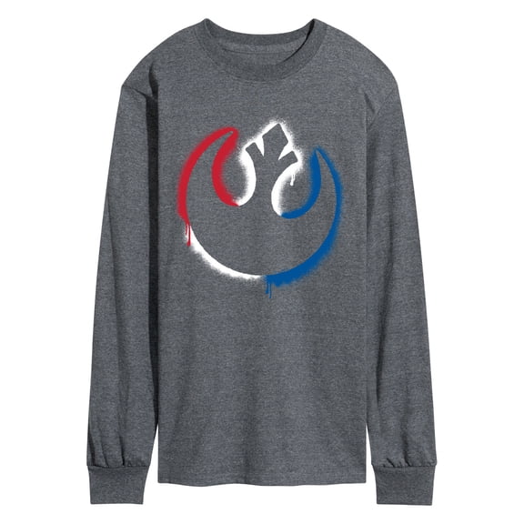 Star Wars - Spraypaint Americana Rebel Alliance - Men's Long Sleeve Graphic T-Shirt