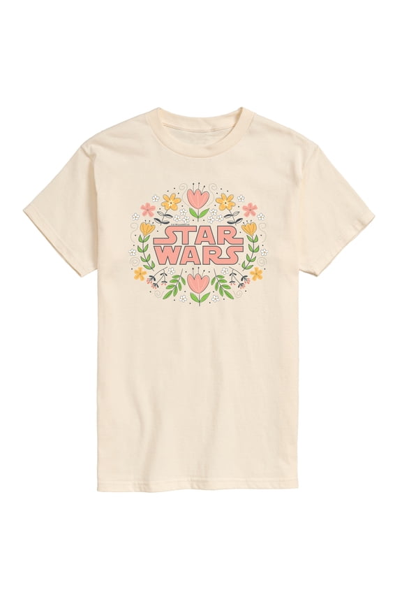 - Spring Floral Logo - Men's Short Sleeve Graphic T-Shirt