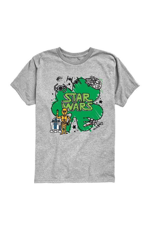 - St. Paddy's Scribble - Youth Boys Short Sleeve Graphic T-Shirt