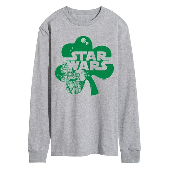 Star Wars - St. Patrick's Day Clover - Men's Long Sleeve Graphic T-Shirt