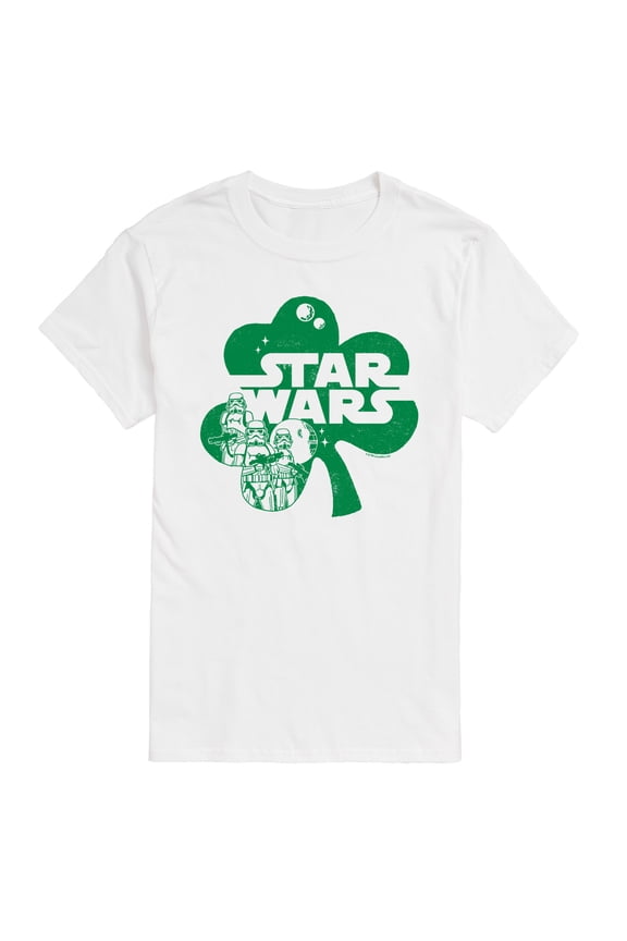 - St. Patrick's Day Clover - Men's Short Sleeve Graphic T-Shirt