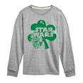thumbnail image 1 of Star Wars - St. Patrick's Day Clover - Toddler And Youth Long Sleeve Graphic T-Shirt, 1 of 5