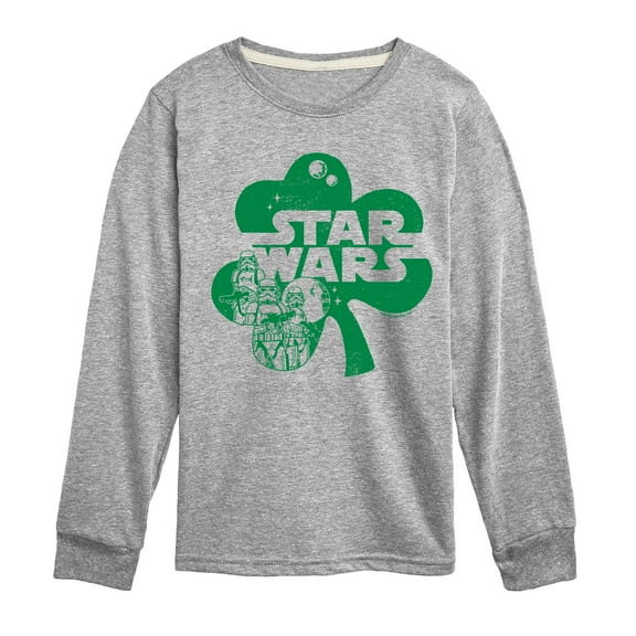 Star Wars - St. Patrick's Day Clover - Toddler And Youth Long Sleeve Graphic T-Shirt