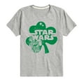 thumbnail image 1 of Star Wars - St. Patrick's Day Clover - Toddler And Youth Short Sleeve Graphic T-Shirt, 1 of 5