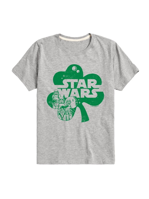 - St. Patricks Day Clover Boys' Short Sleeve Graphic T-Shirt