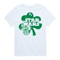 thumbnail image 1 of Star Wars - St. Patrick's Day Clover - Toddler And Youth Short Sleeve Graphic T-Shirt, 1 of 5