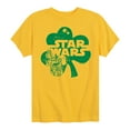 thumbnail image 1 of Star Wars - St. Patrick's Day Clover - Toddler And Youth Short Sleeve Graphic T-Shirt, 1 of 5