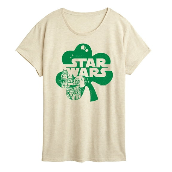 Star Wars - St. Patrick's Day Clover - Women's Short Sleeve Graphic T-Shirt