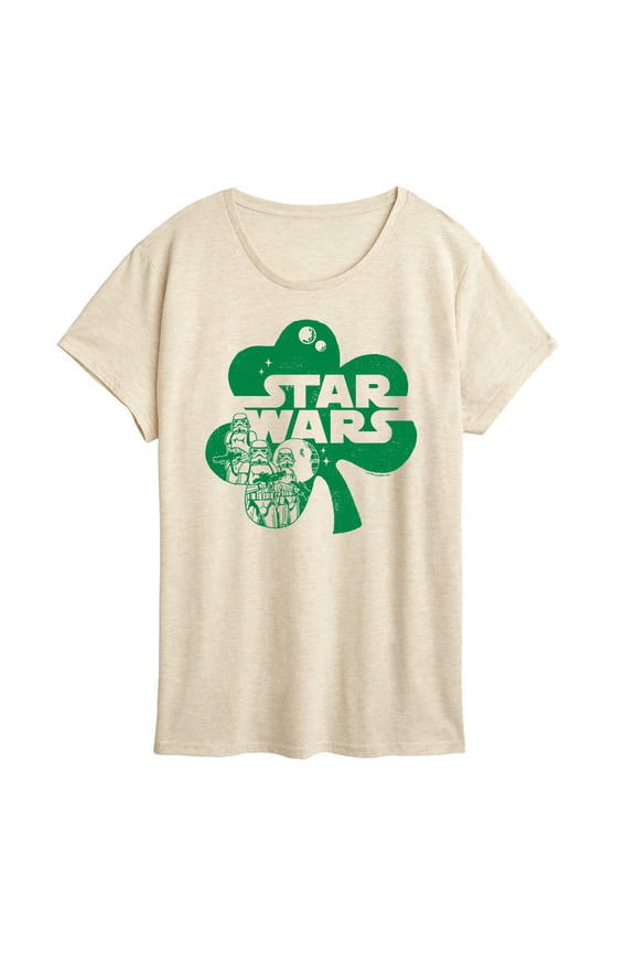 - St. Patrick's Day Clover - Women's Short Sleeve Graphic T-Shirt