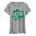 thumbnail image 1 of Star Wars - St. Patrick's Day Clover - Women's Short Sleeve Graphic T-Shirt, 1 of 5