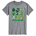 thumbnail image 1 of Star Wars - St. Patrick's Day Green Grid - Men's Short Sleeve Graphic T-Shirt, 1 of 4
